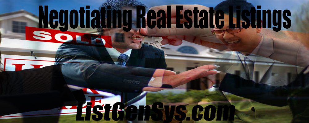 Negotiating Real Estate Listings | ListGensys.com